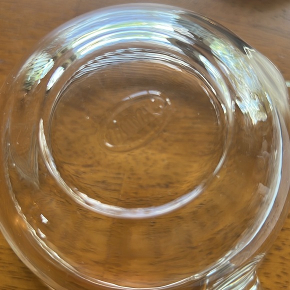 Glass tea pot with handle clear vintage style - Picture 7 of 7